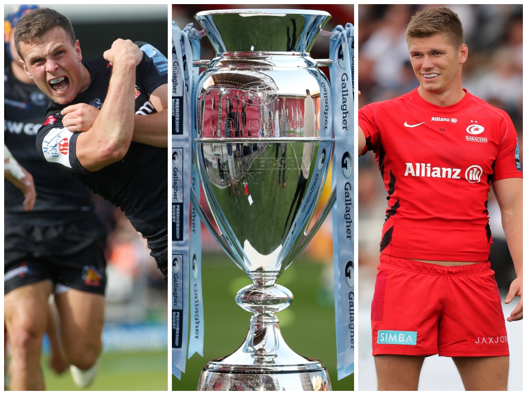 Exeter and Saracens set for Premiership title showdown