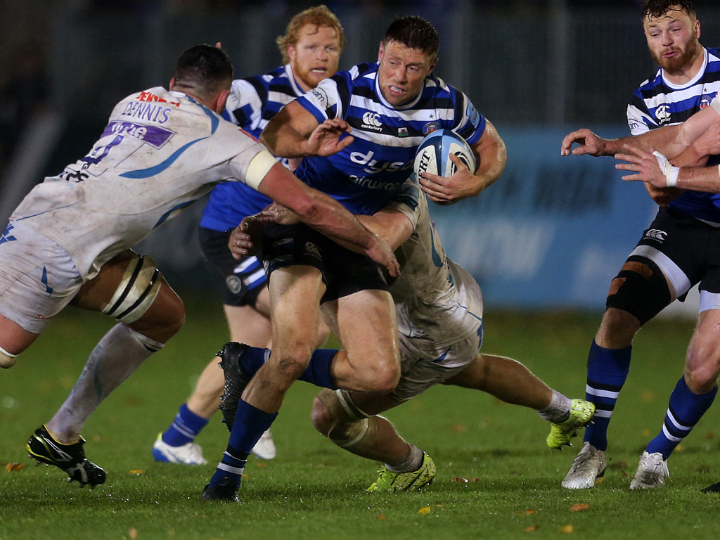 Bath overcome Exeter Chiefs in wet-weather victory