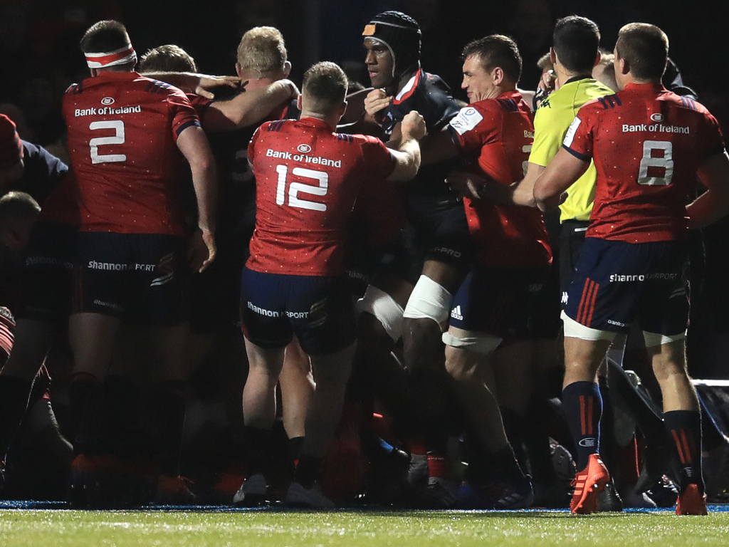 Steve Diamond fined, touchline ban for Munster doctor