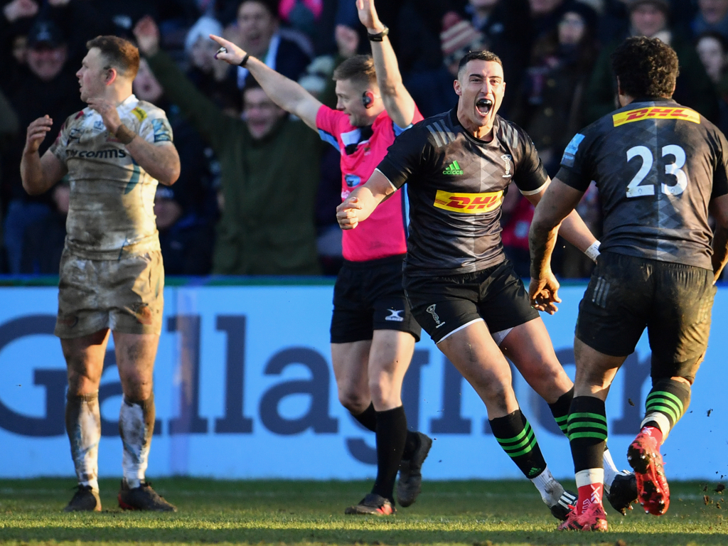 Harlequins’ late show seals victory over Exeter Chiefs