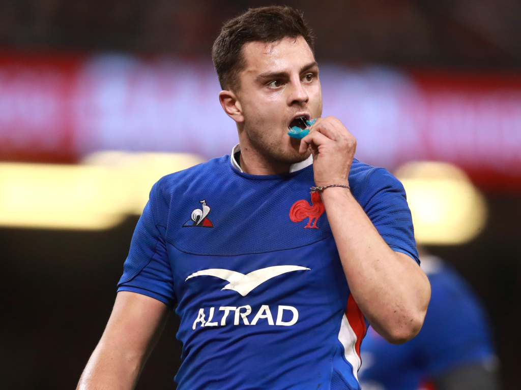 France's Arthur Vincent during the Guinness Six Nations match at the Principality Stadium, Cardiff.
