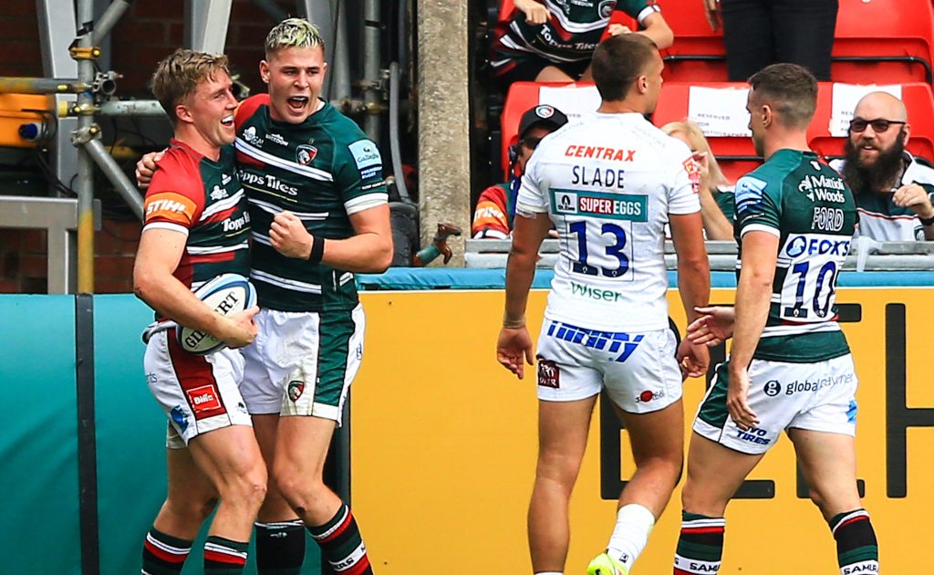 leicester send message to premiership with exeter win planetrugby leicester send message to premiership with exeter win planetrugby