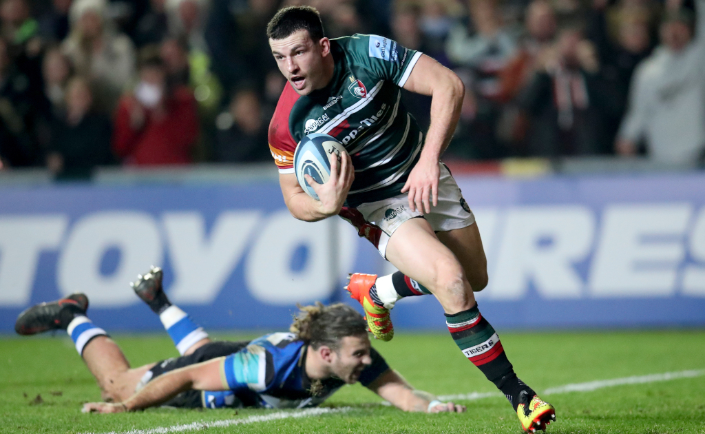 Leicester make it eight straight wins after beating Bath