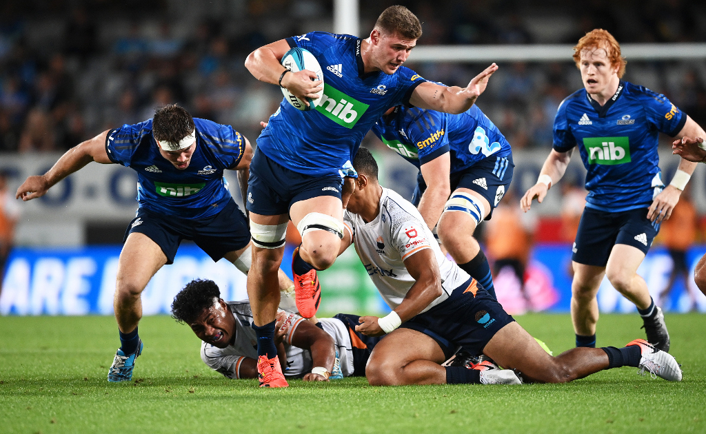 Super Rugby Pacific highlights: Seven-try Blues put Moana Pasifika to the sword in Auckland