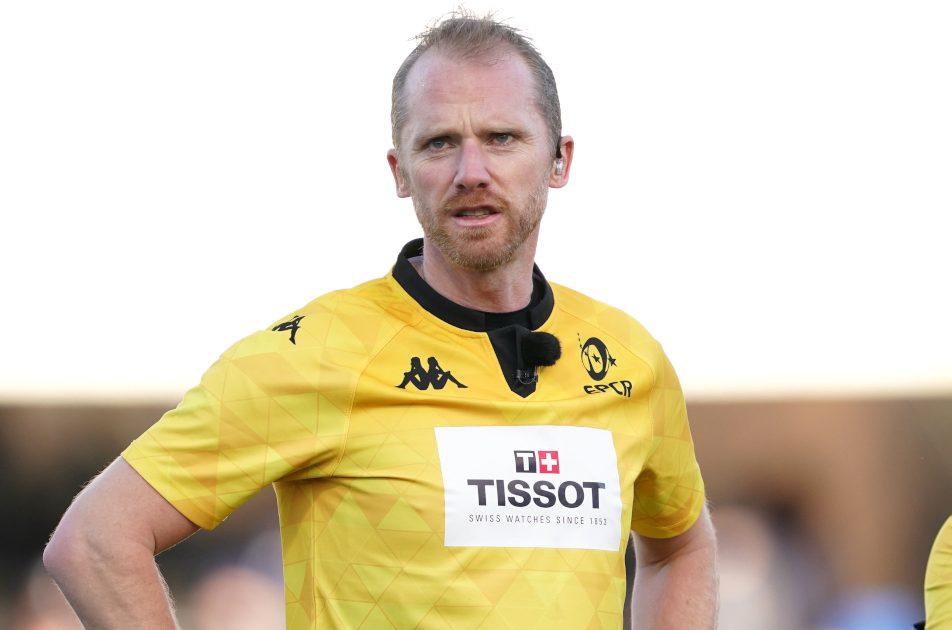 Champions Cup Wayne Barnes gets final, Challenge Cup for Luke Pearce