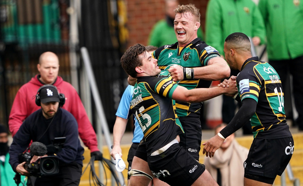 Premiership: Northampton’s annihilation of Newcastle seals playoff spot in final round of regular season