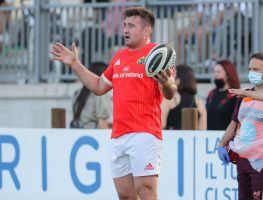 Munster's Niall Scannell preparing for a lineout.