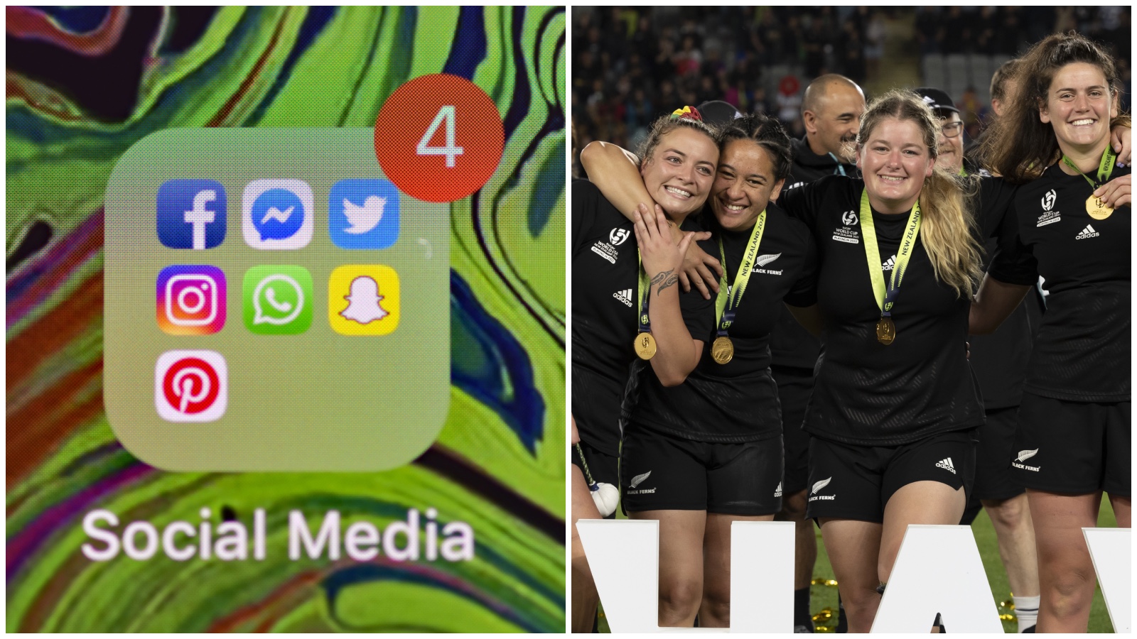 Sunday Social: Black Ferns celebrate their World Cup victory