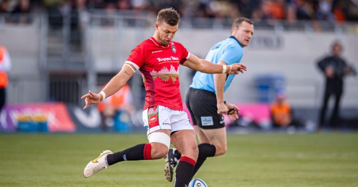 Leicester Tigers and South Africa flyhalf Handre Pollard