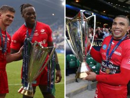 saracens Owen Farrell and Maro Itoje and Toulons Bryan Habana