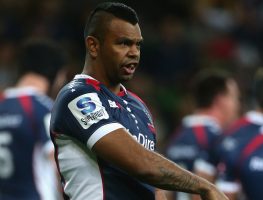Kurtley Beale during a Super Rugby match for the Rebels in 2013.