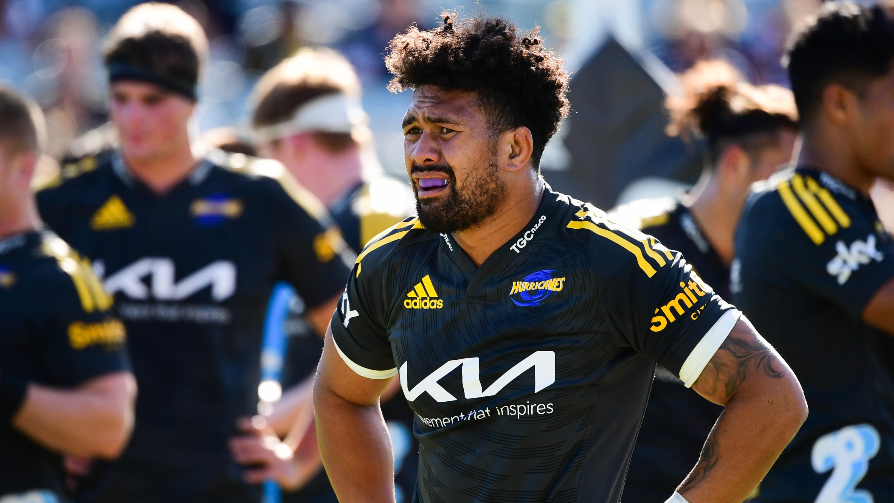 Ardie Savea: Hurricanes captain suspended after throat-slitting gesture