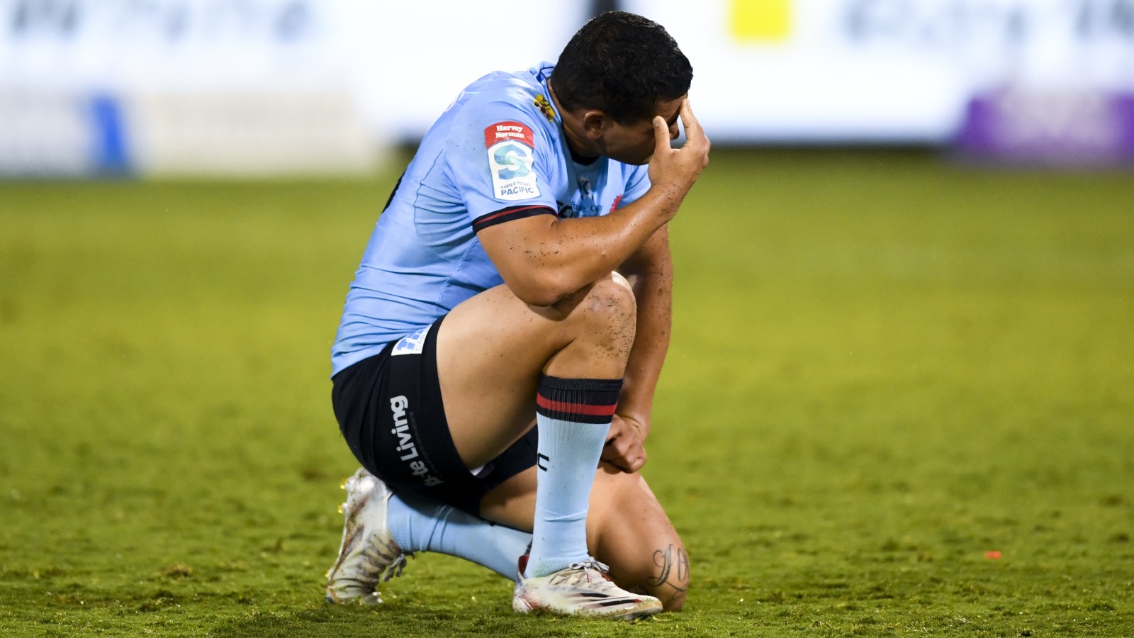 Waratahs star Izaia Perese during a game