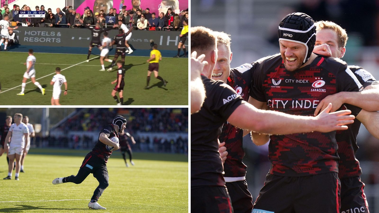 ospreys scrumhalf champions cup saracens blunder duncan taylor