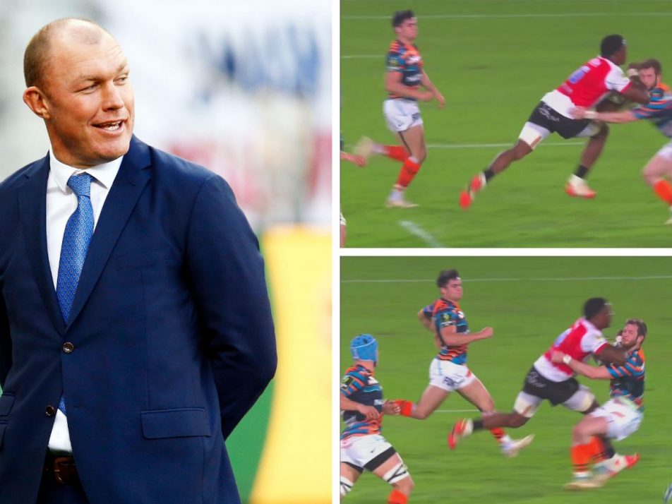 WATCH Tshituka suspended after Burger argued it was 'never a red card