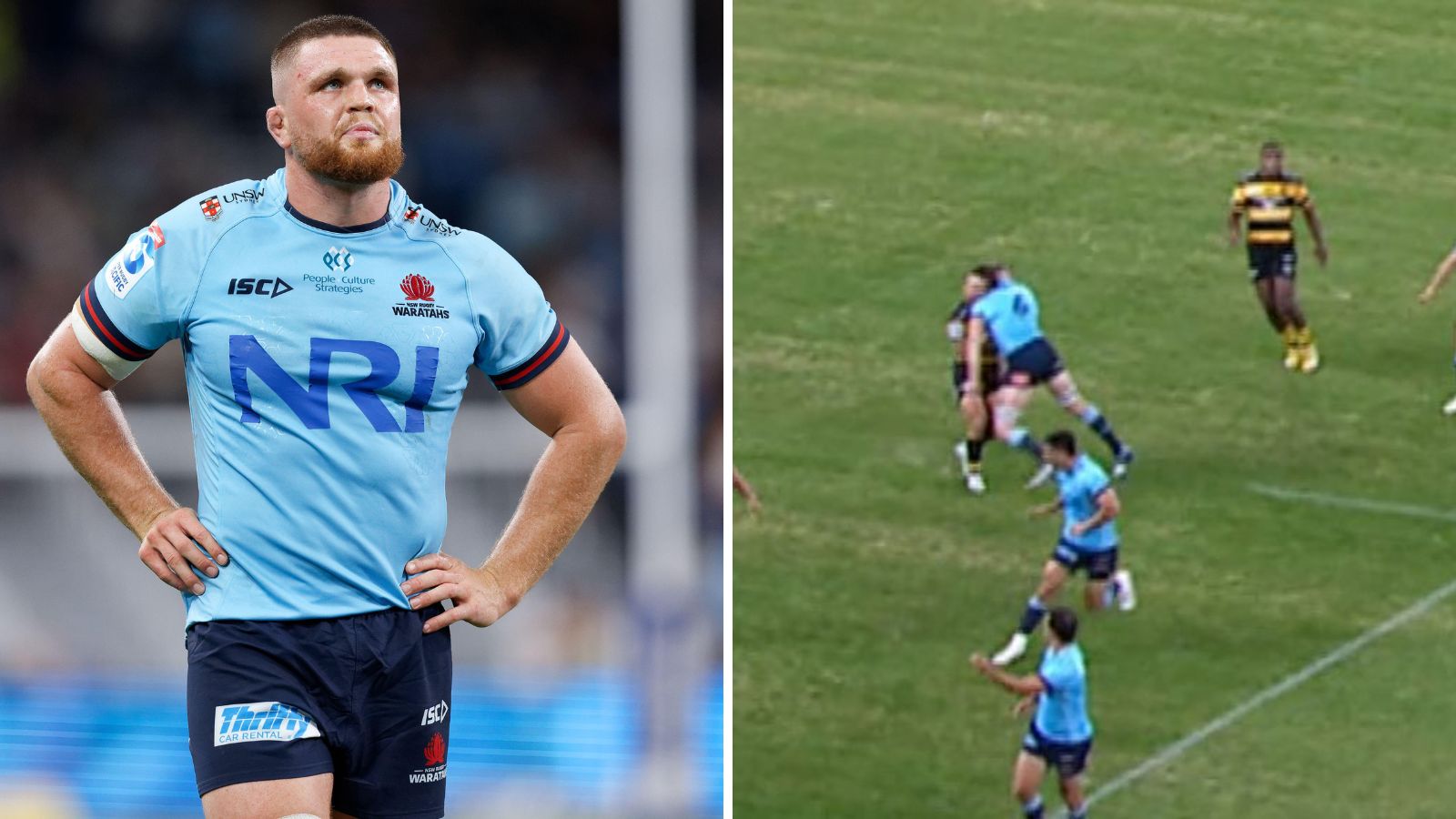 wallabies Waratahs flanker Lachie Swinton has played his final Super Rugby Pacific regular season match of the year after copping a seven-week suspension.