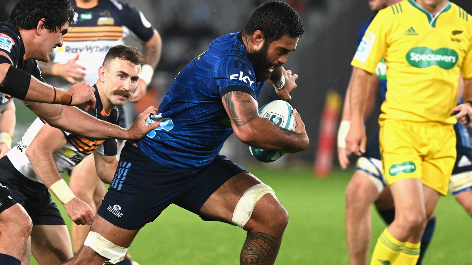 Akira Ioane starts at number eight for Blues in place of in-form fellow All Black