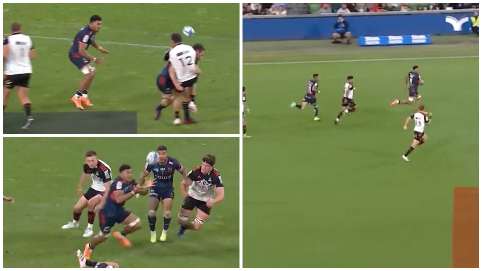 Super Rugby Pacific: Vaolini Ekuasi runaway try