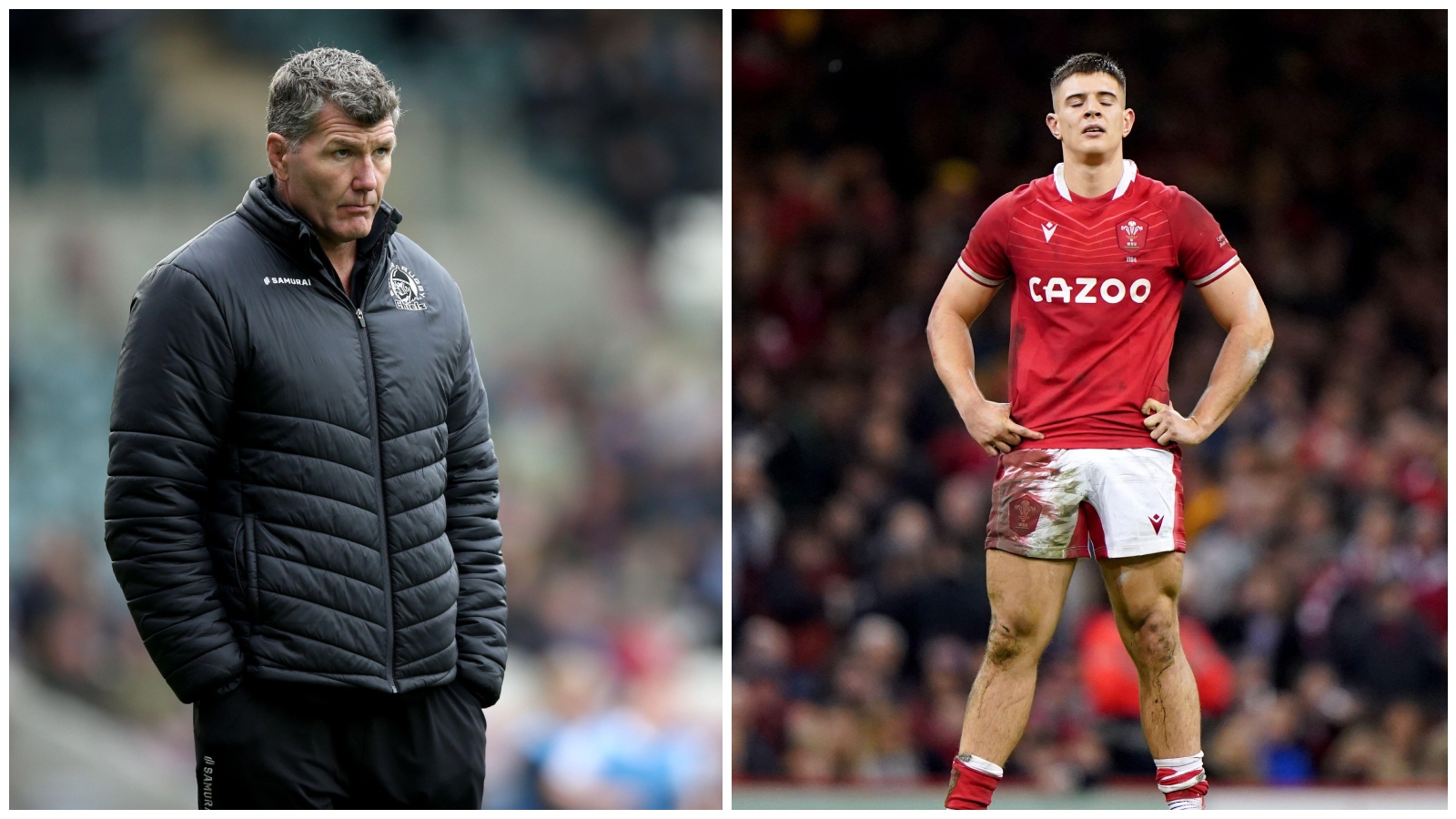 Split with Exeter Chiefs' Rob Baxter and Joe Hawkins