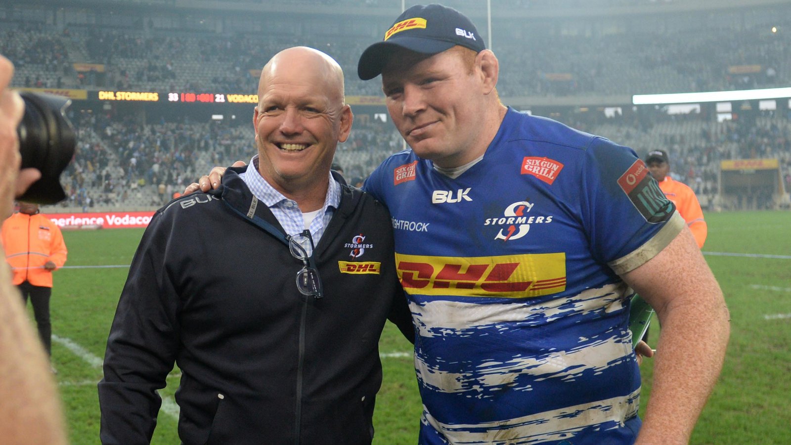 John Dobson and Steven Kitshoff Stormers v Bulls URC 2023 - PA.jpg