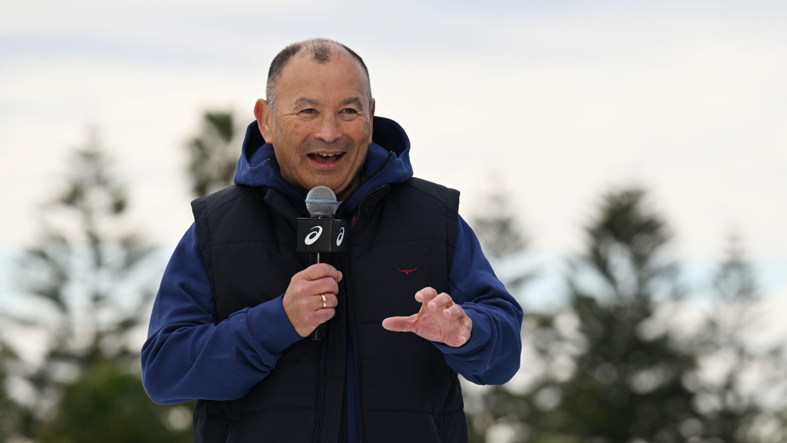 Wallabies head coach Eddie Jones speaks