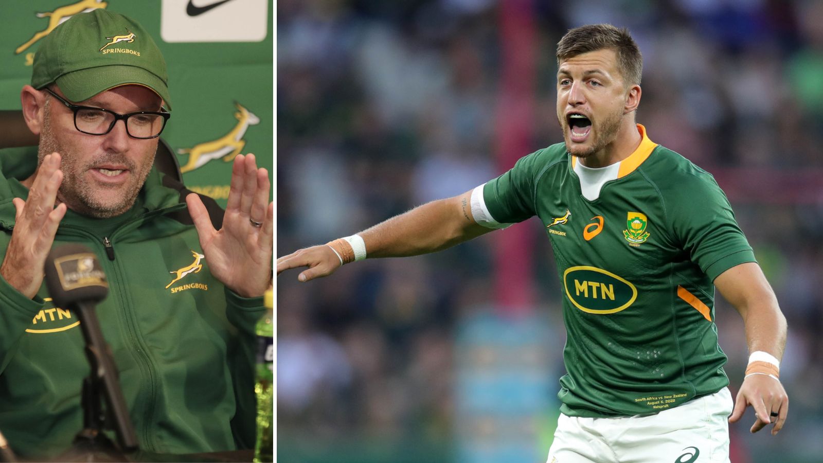 Springboks coach hits back at ‘conspiracy theories’ around Handre Pollard