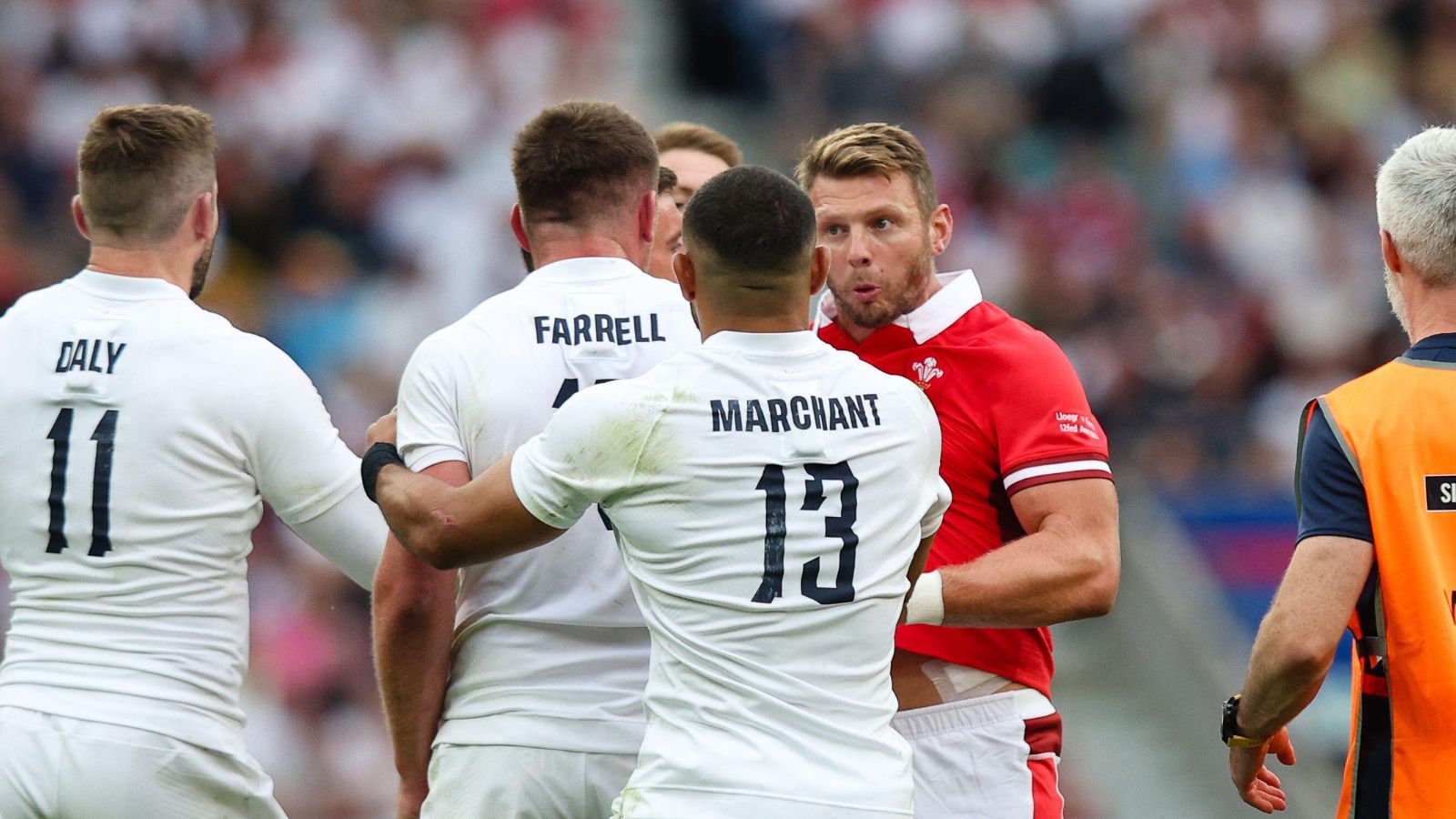 What Dan Biggar said to Owen Farrell after his tackle to cause the ‘spat’