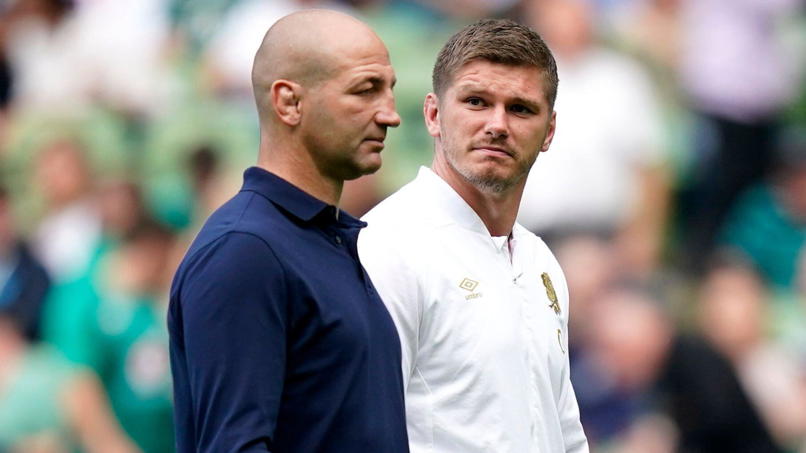 Steve Borthwick and Owen Farrell ahead of England's Rugby World Cup campaign.