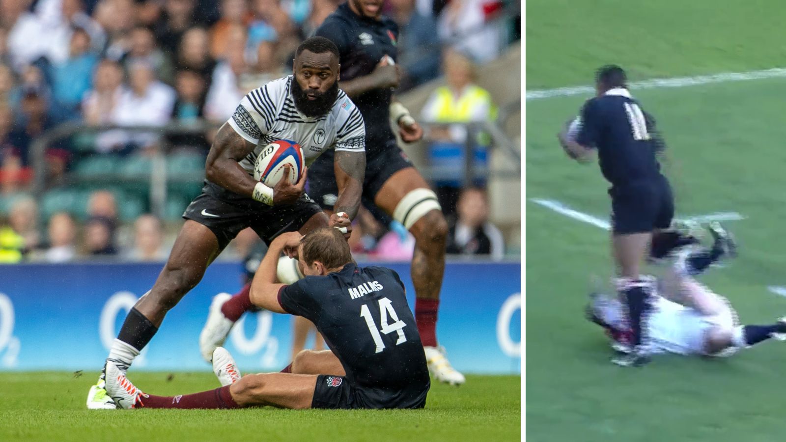 WATCH: Semi Radradra ‘Lomu’ed’ England in rampaging performance at Twickenham