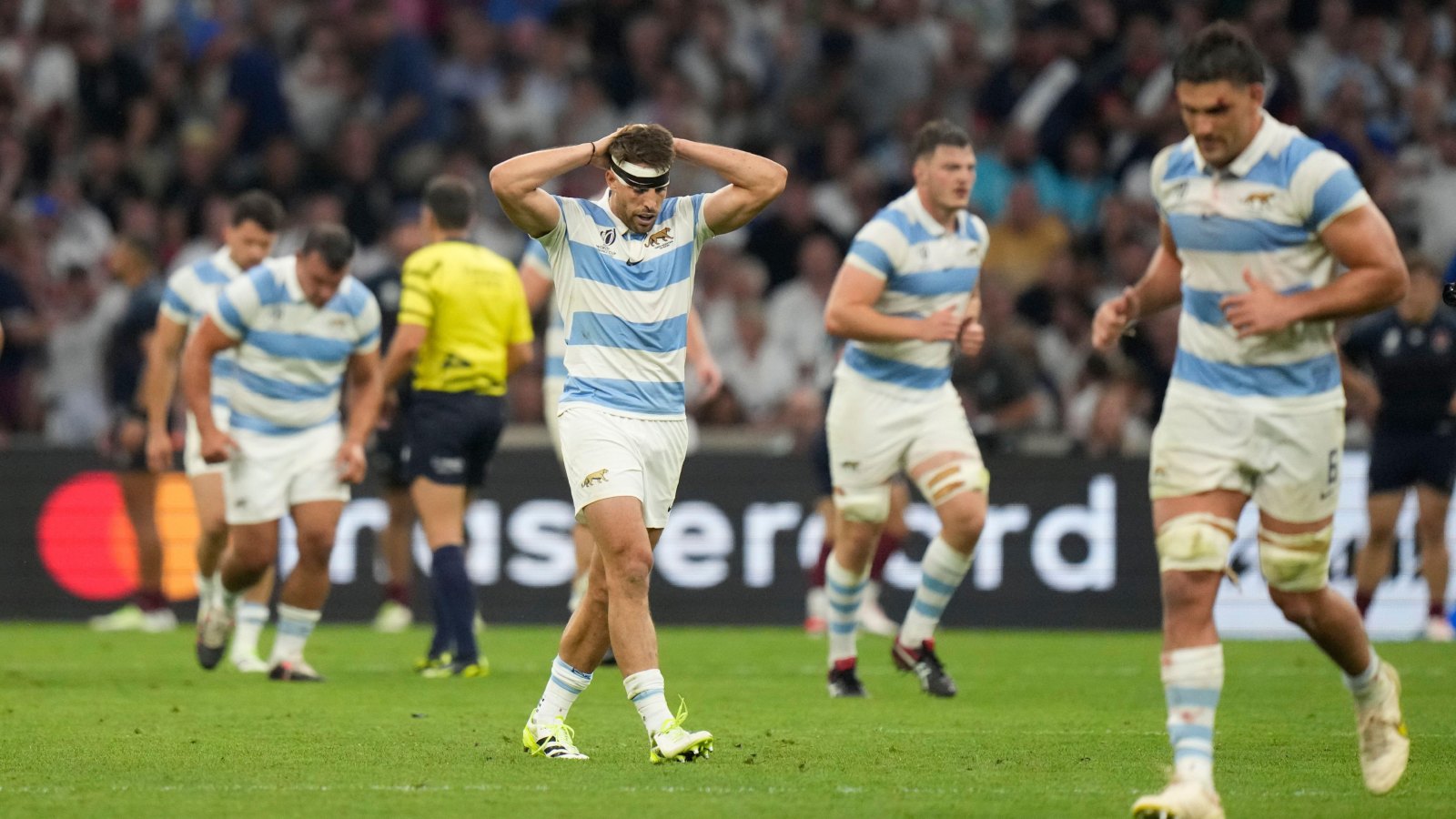 Argentina's Juan Cruz Mallia during a Test.
