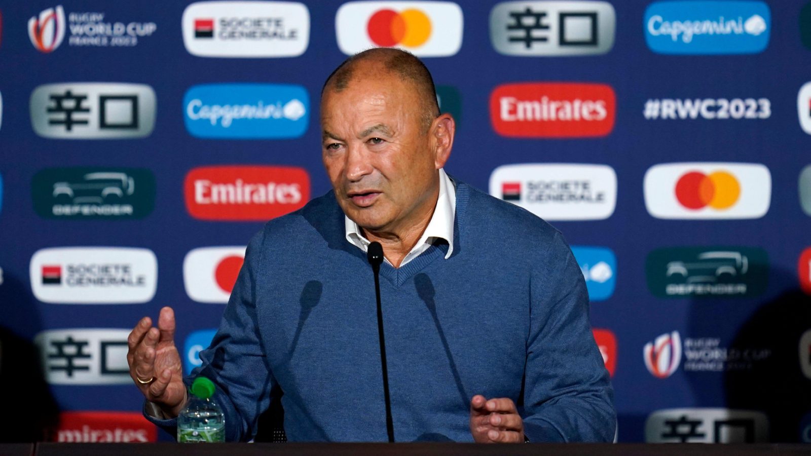 Wallabies head coach Eddie Jones during a press conference.