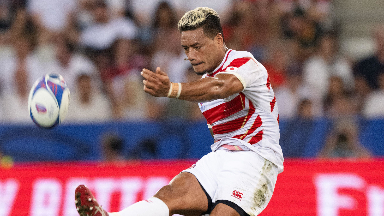 Lomano Lemeki for Japan in Rugby World Cup.
