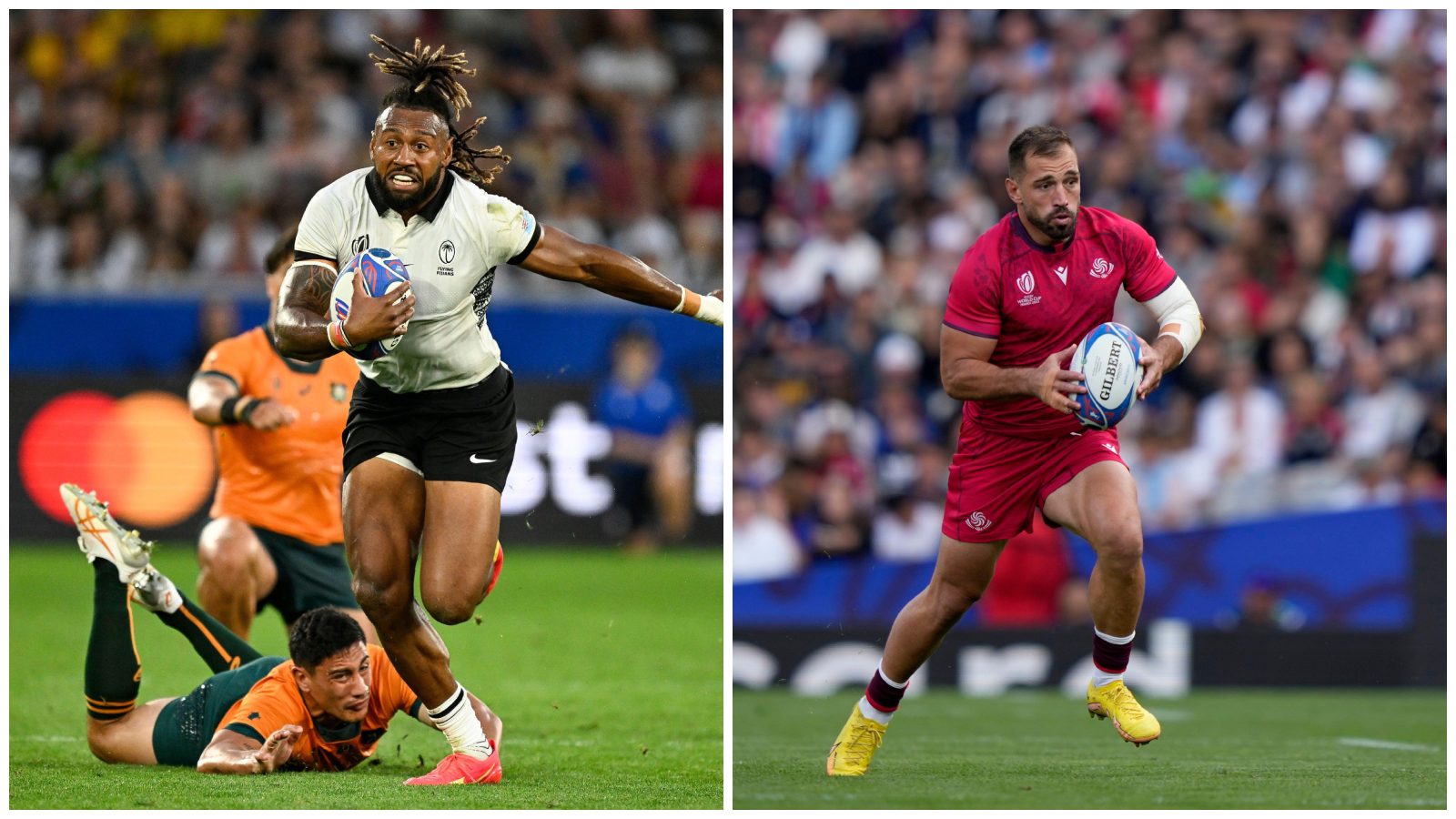 Fijian Waisea Nayacalevu and Georgian Merab Sharikadze