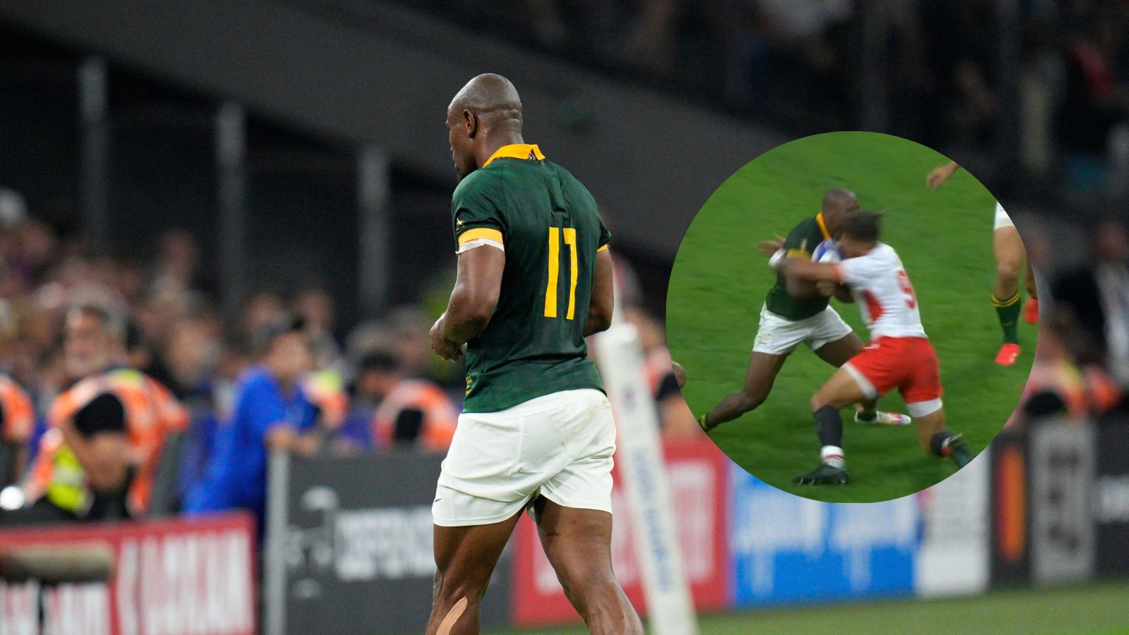 Makazole Mapimpi’s World Cup hopes in the balance after cardless high tackle