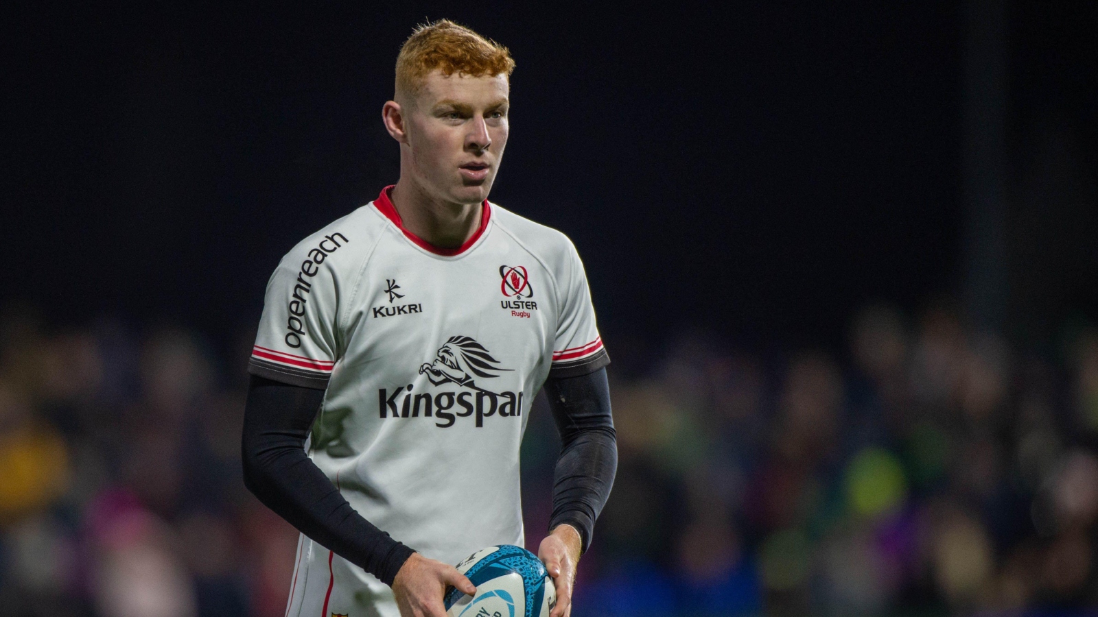 Ulster's Nathan Doak looks on during a game.