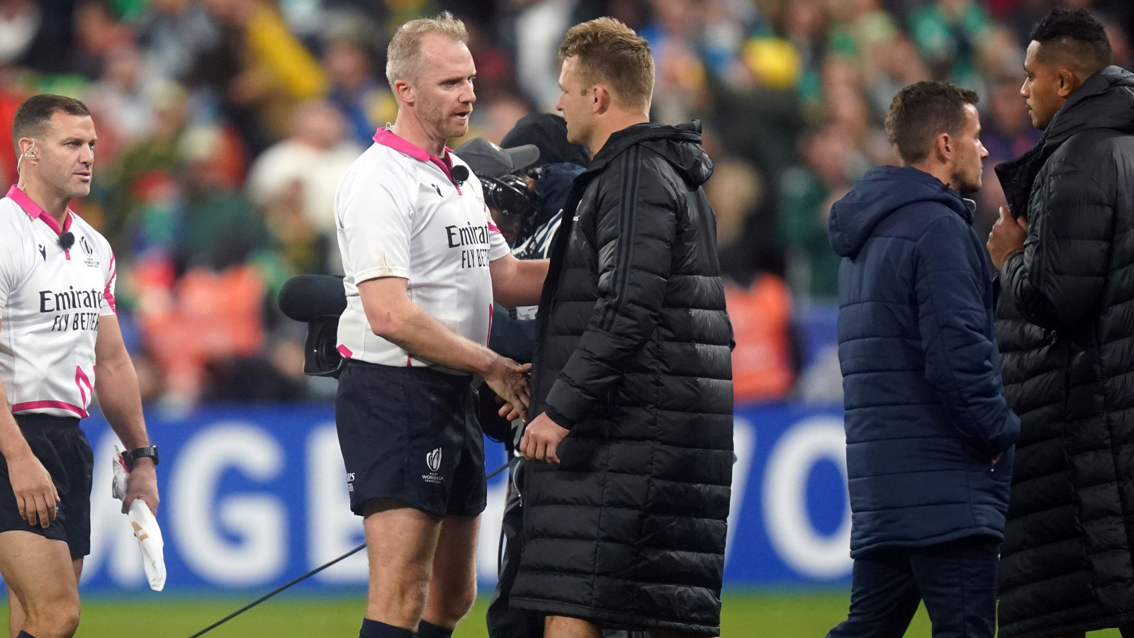 New Zealand Rugby send classy message to Wayne Barnes after Rugby World Cup final fallout