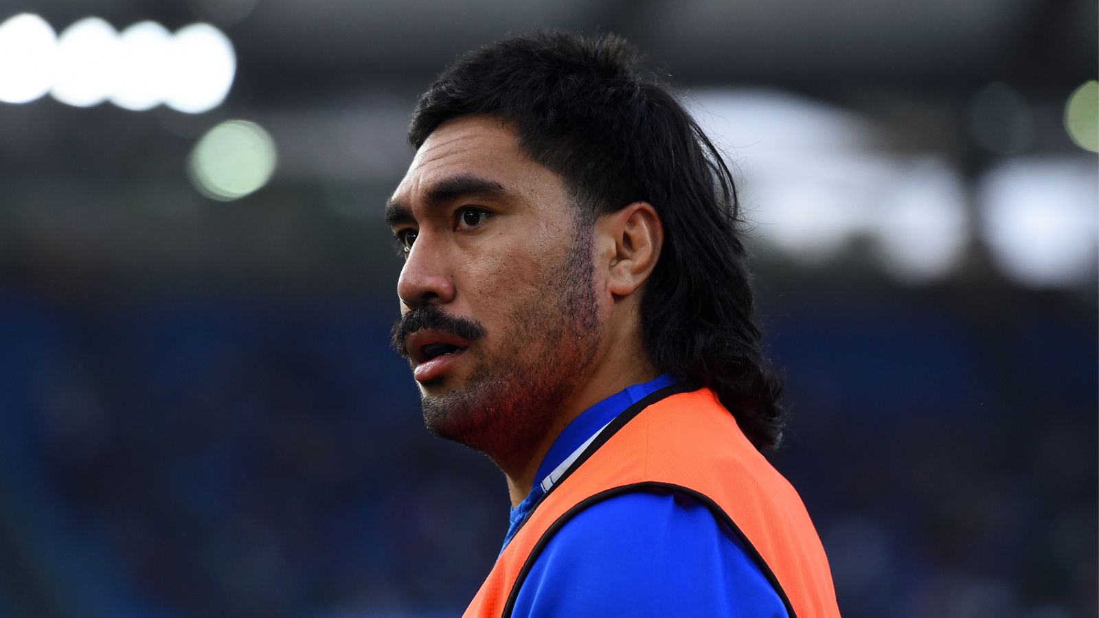 Italy Epalahame Faiva during the match Italy-England at the Olympic Stadium. Rome (Italy)