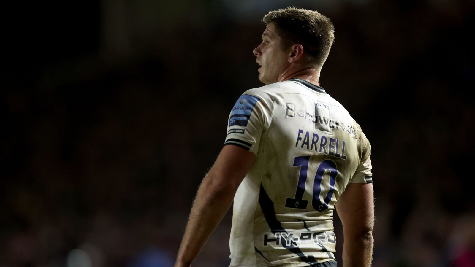 England fly-half Owen Farrell in action for Saracens following the Rugby World Cup.