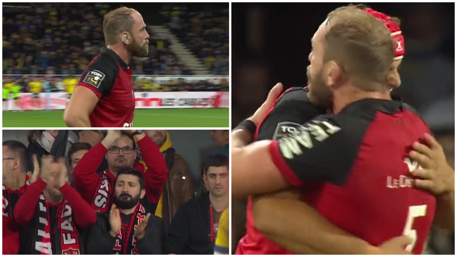 Wales legend Alun Wyn Jones getting a huge reception in his final professional match.