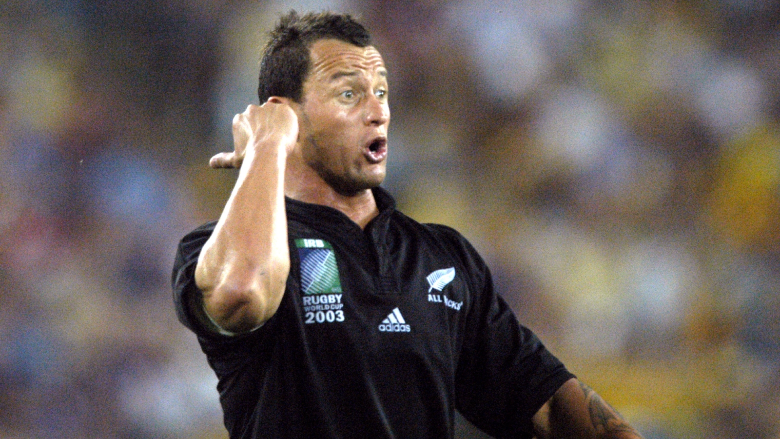 Former All Black Carlos Spencer in 2003.