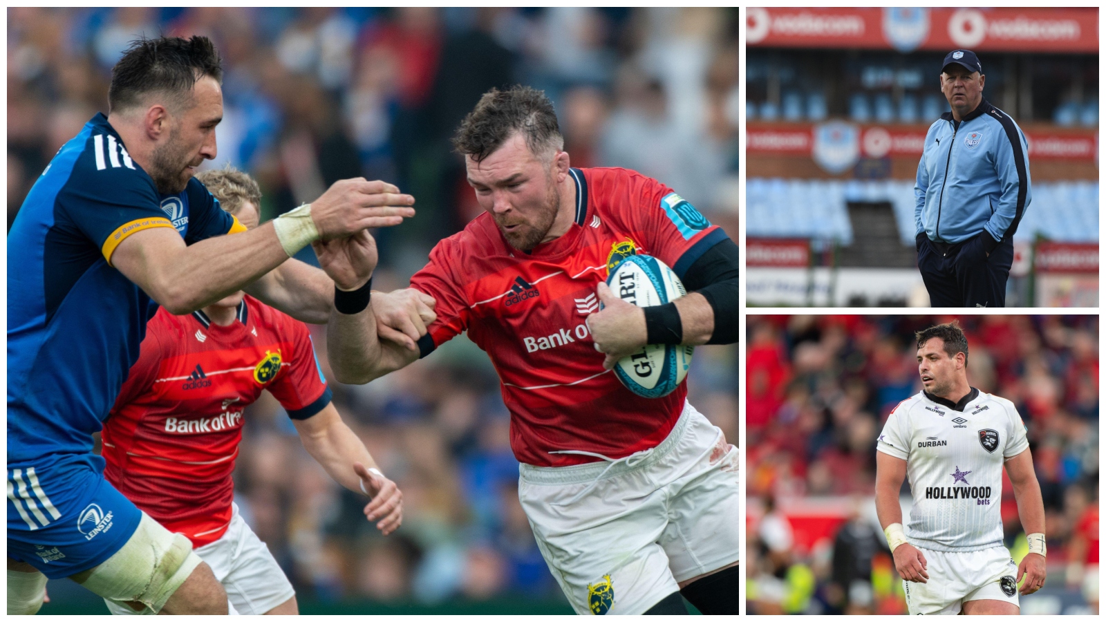 Split with Leinster v Munster, Bulls coach Jake White and Sharks captain Francois Venter.