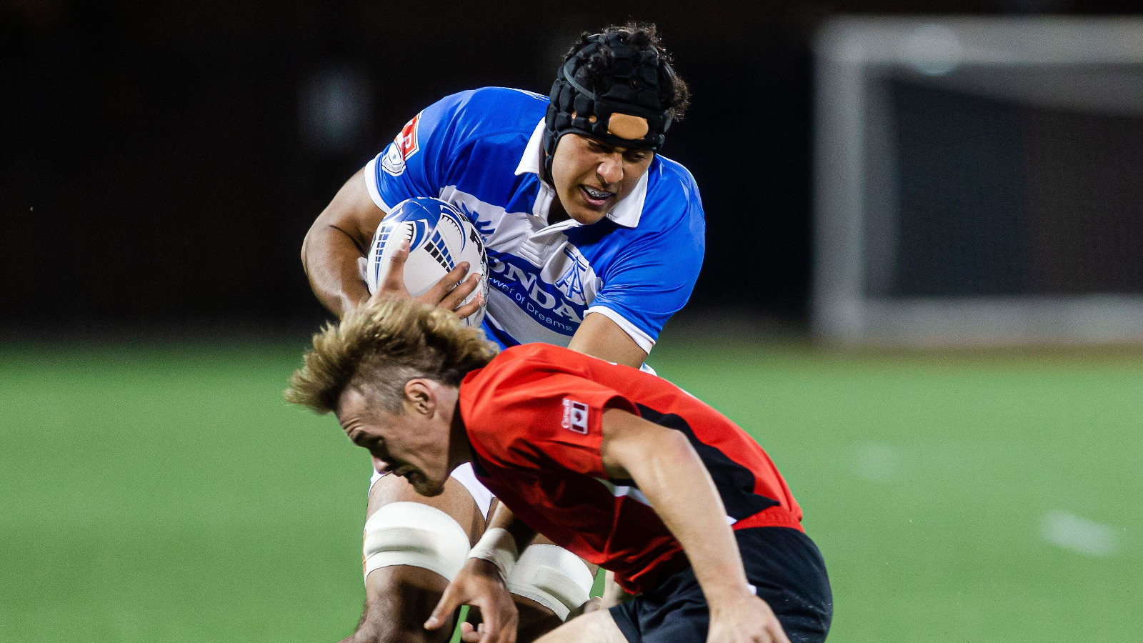 Mason Flesch in action for Toronto Arrows.
