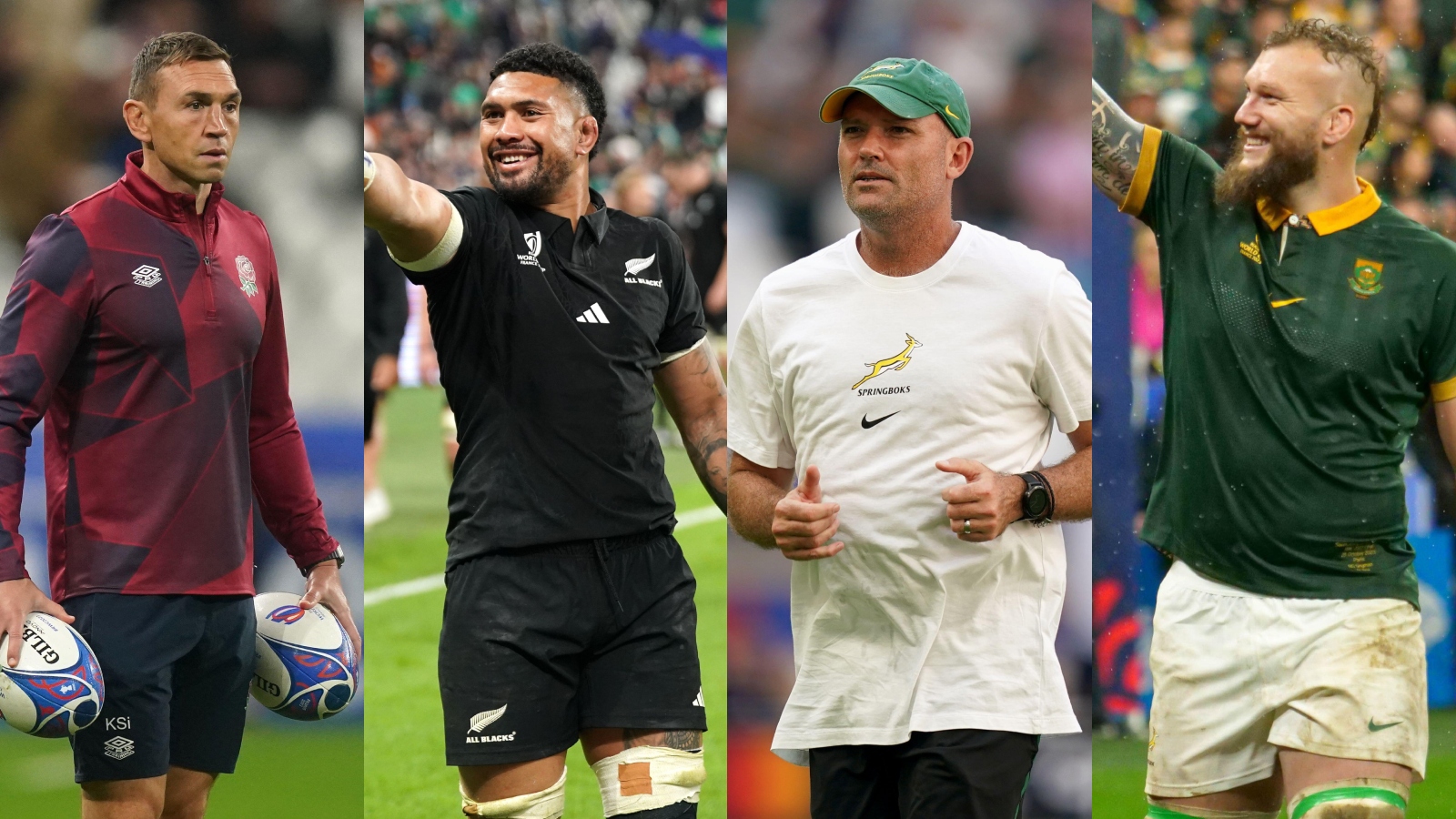 Split with Kevin Sinfield, Ardie Savea, Jacques Nienaber and Rg Snyman.