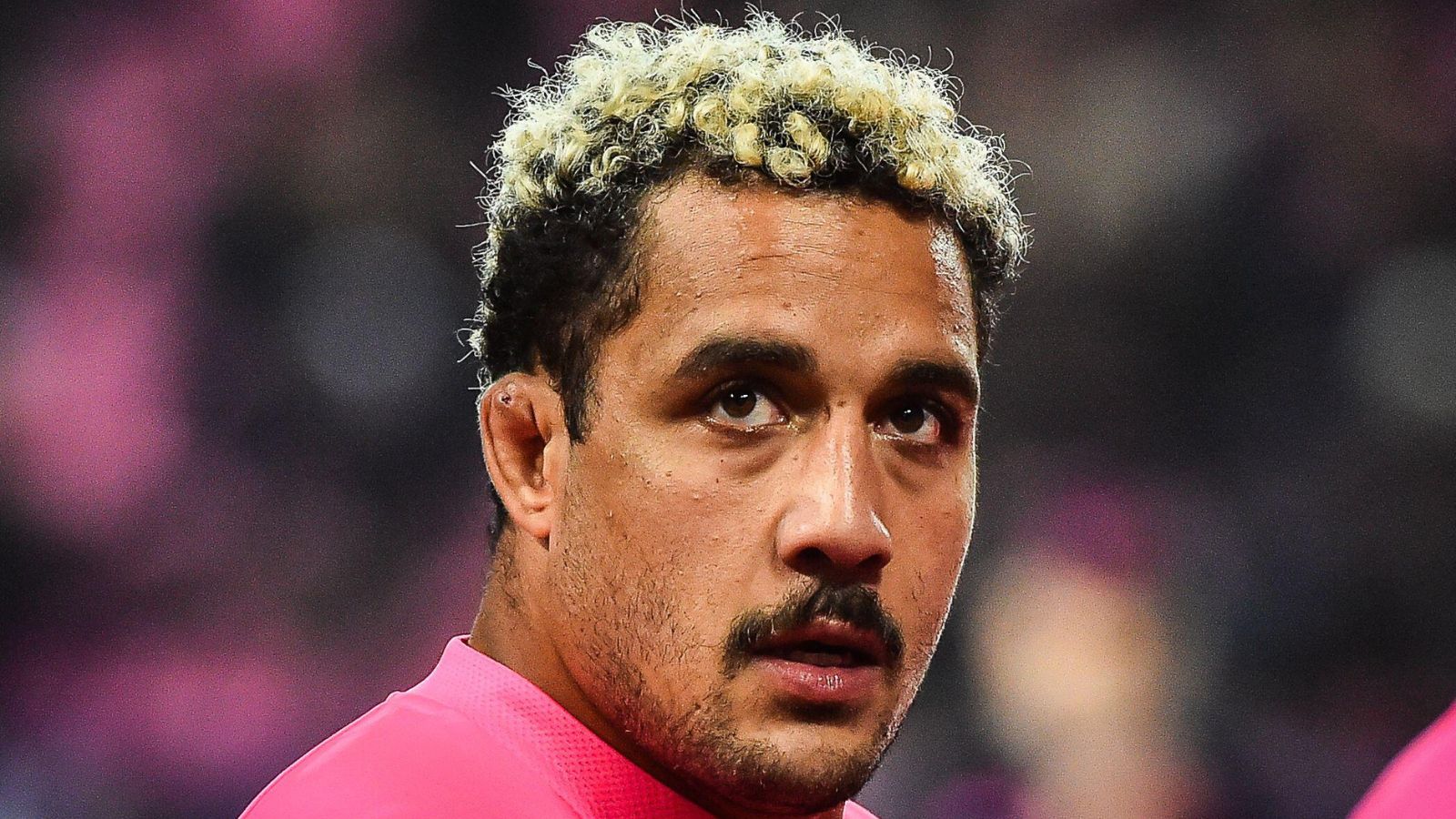 Giovanni Habel-Kuffner during the French championship Top 14 rugby union match between Stade Francais Paris and RC Toulon.