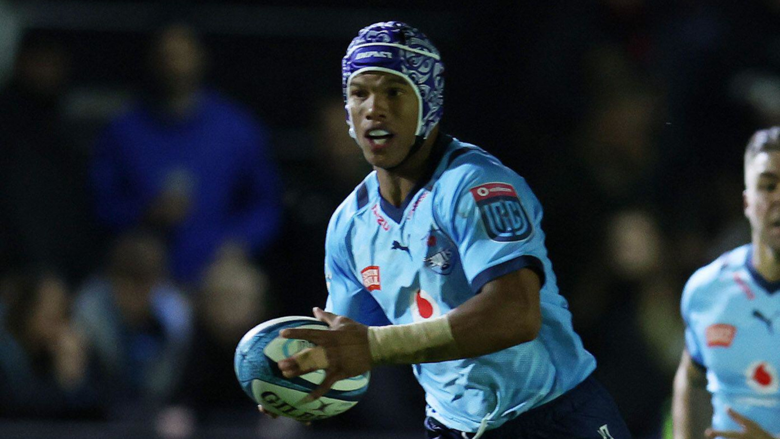 Springboks wing Kurt-Lee Arendse in action for the Bulls in 2023.