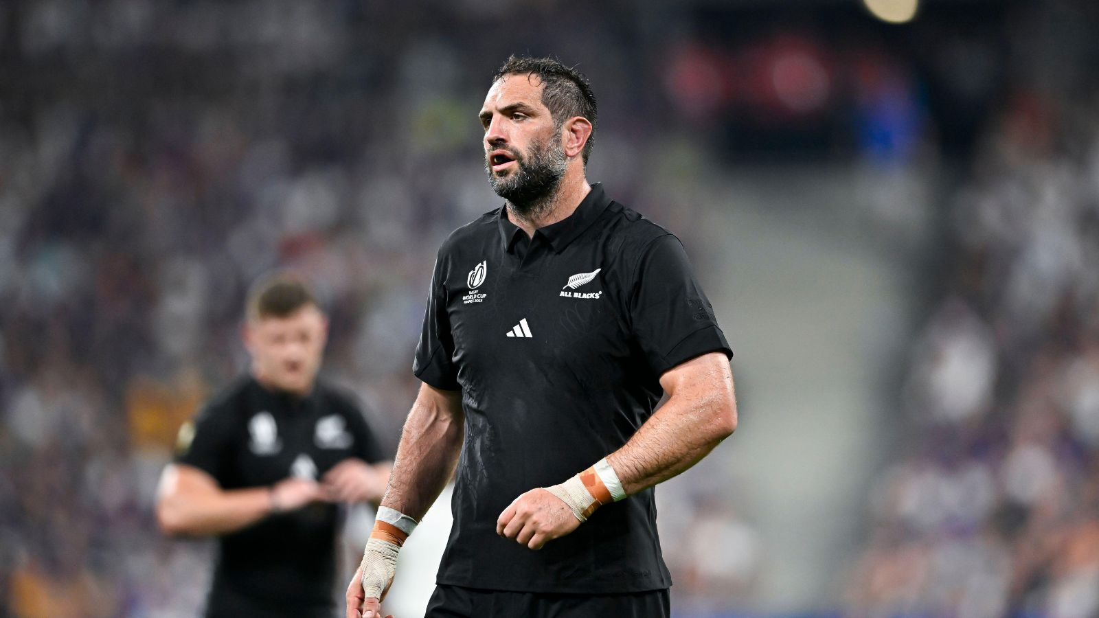Sam Whitelock during the Rugby World Cup RWC 2023, Pool A match between France and New Zealand All Blacks.