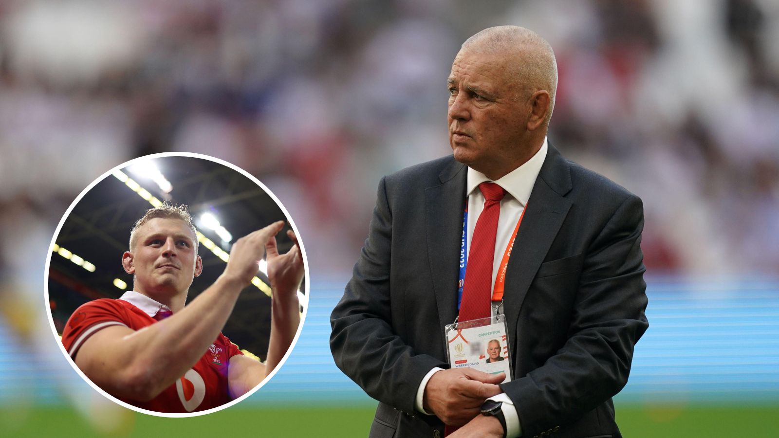 Wales captain Jac Morgana and head coach Warren Gatland.