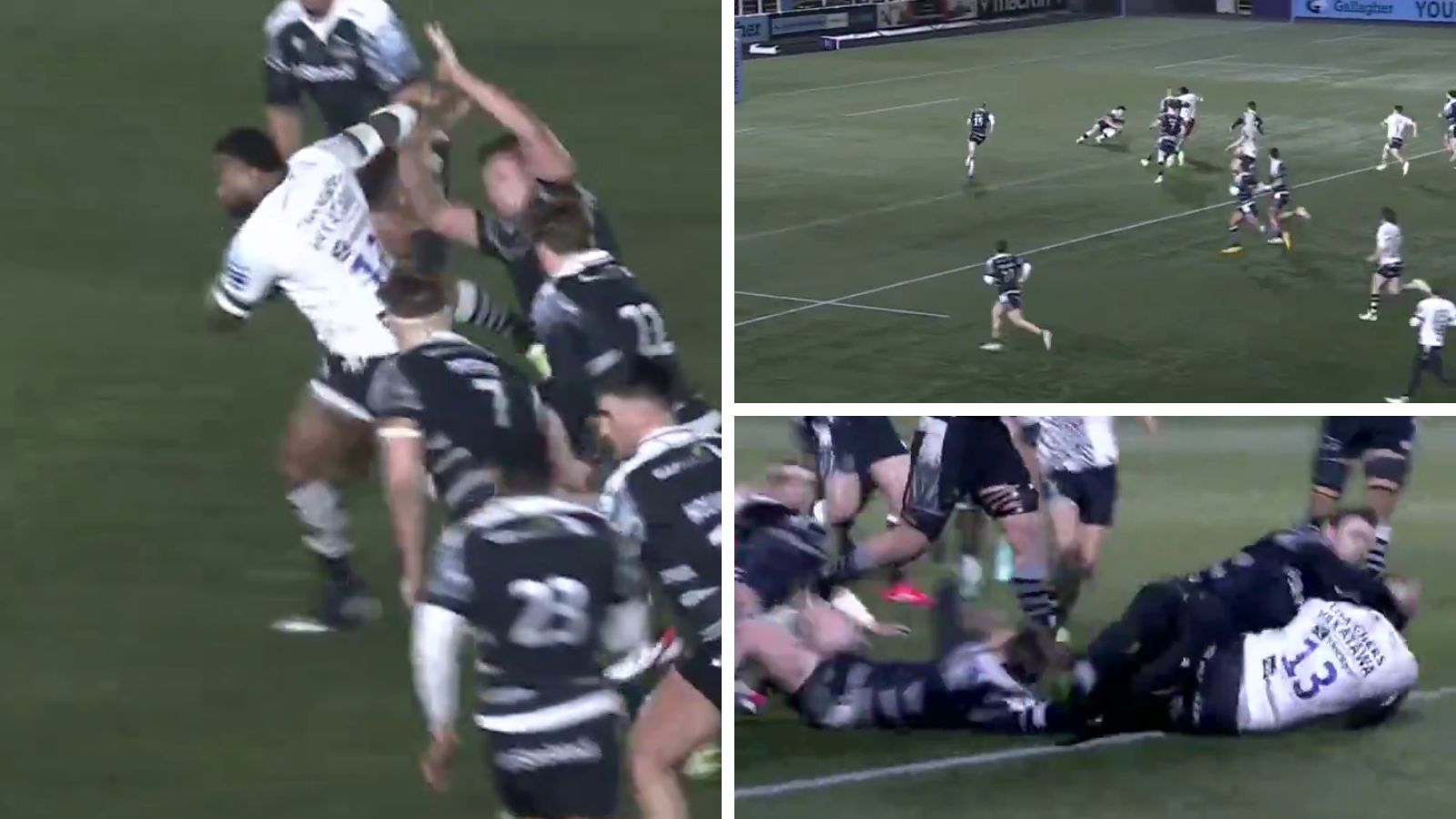 Bristol Bears Virimi Vakatawa during the Premiership Rugby clash against Newcastle Falcons.