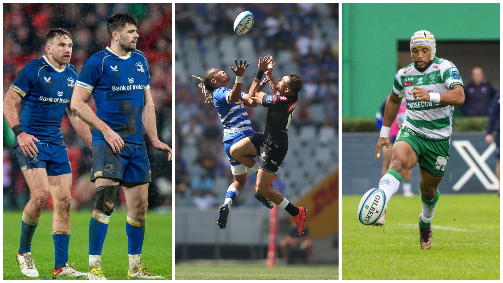 Split with Leinster stars, Stormers v Sharks and Benetton full-back Rhyno Smith.