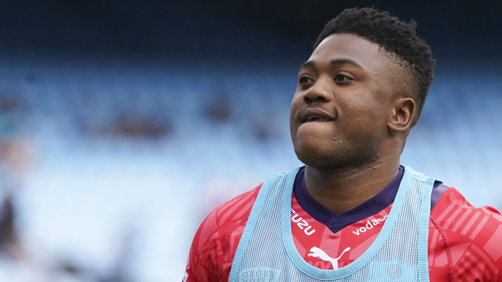 Wandisile Simelane looks on during his time with the Bulls.